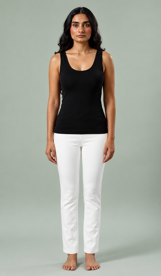 Cami Slimming Shaper with Built in Bra - Black
