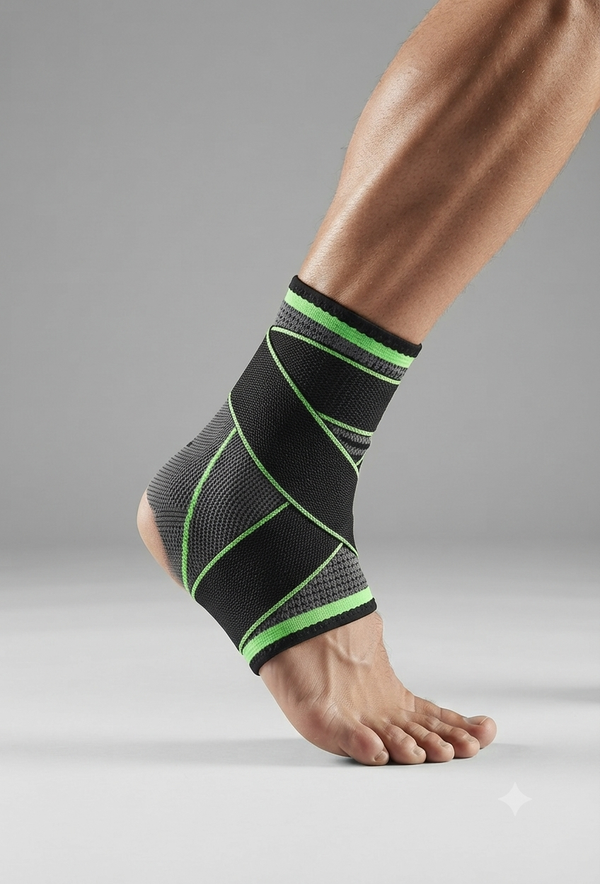 Ankle Support Compression brace with strap 1pc