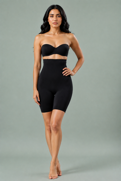 Core-Flex Tummy Control Slimming Body Shaper Black